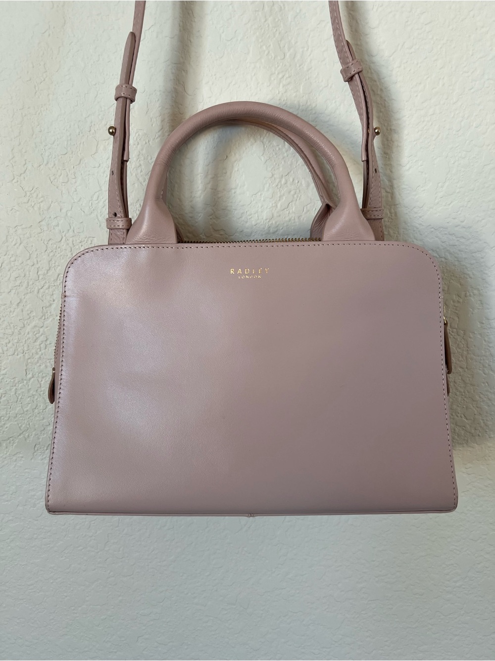 Radley London Dusky Pink Leather Crossbody